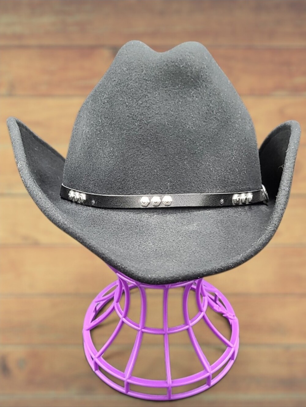 Bailey Western Three D Black LiteFelt Crushable Wool Cowboy Hat M